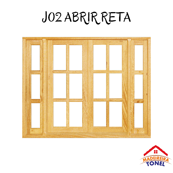 Janela de Angelim Pedra Ref J02