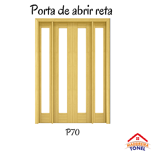 Porta de Angelim pedra Ref P70