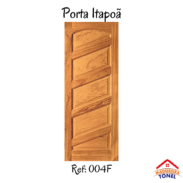 Porta Maciça Itapoã Madeira Angelim pedra