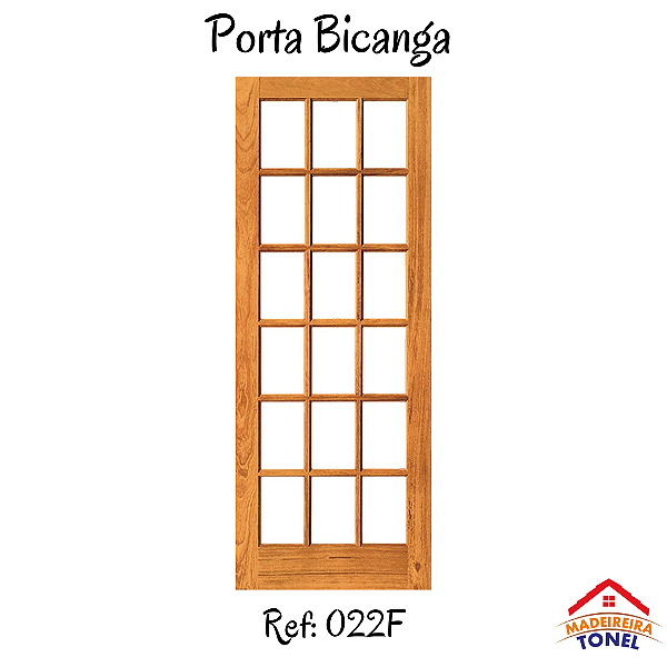 Porta Maciça Bicanga Madeira Angelim pedra