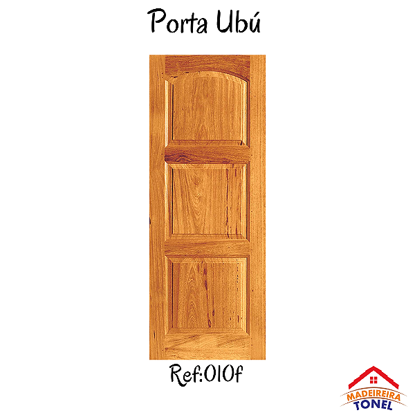 Porta Maciça Ubú Madeira Angelim pedra
