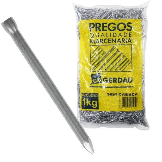 Prego Sem Cabeça 12x12