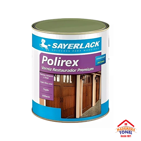 Verniz Restaurador Polirex Mogno - Sayerlack - 900 ml
