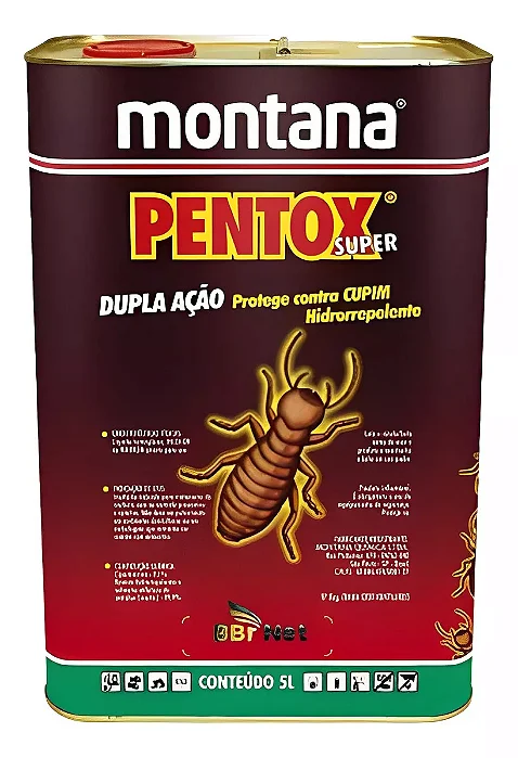 Anti Cupim E Brocas Pentox 5 Litros Incolor Montana