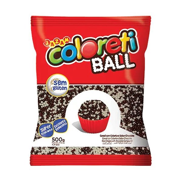 Cereal Jazam Coloreti Micro Ball Misto - Embalagem com 500G