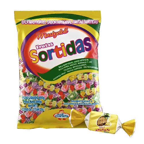 Bala Mastigavel Sortida 600G