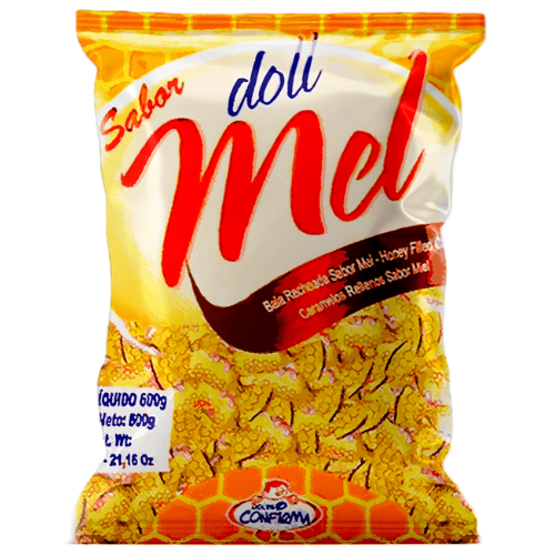 Bala Dura Confirma Sabor Mel - Embalagem com 600G