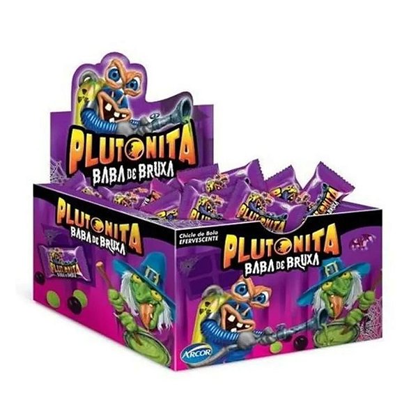 Chiclete Plutonita Baba de Bruxa - Embalagem com 180G