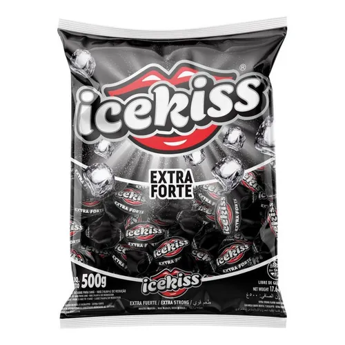 Bala Dura Cory Icekiss Extra Forte - Embalagem com 500G