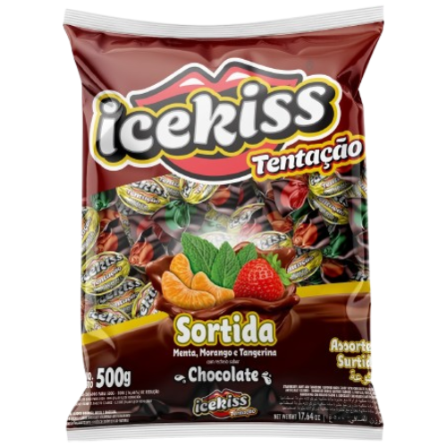 Bala Dura Cory Icekiss Tentação Sortida - Embalagem com 500G