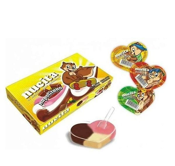 Creme de avelã Nucita Sabor Napolitano -  Display 48 x 10G