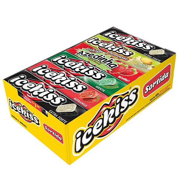 Drops Icekiss Sabores Sortido - Embalagem com 522G