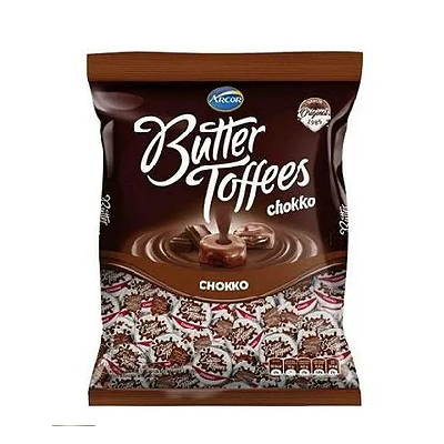 Arcor Bala Butter Toffes Chokko - Pacote 500G