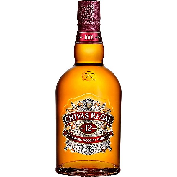 Whisky Chivas Regal 12 Anos - Garrafa com 750ML