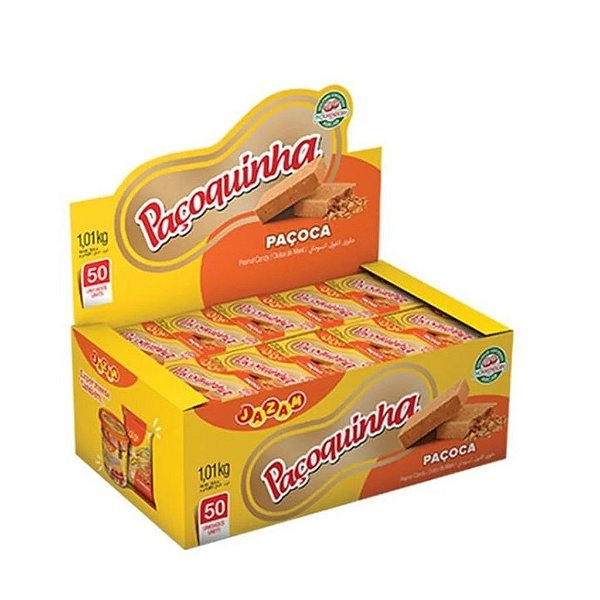 Paçoca Jazam Paçoquinha - Embalagem com 1,01KG