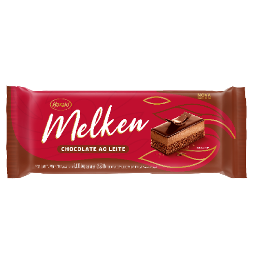 Chocolate Barra Melken ao Leite - Embalagem com 1,010KG