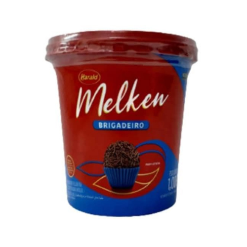 Brigadeiro Pronto Melken Sabor Chocolate  - Embalagem com 1,005KG