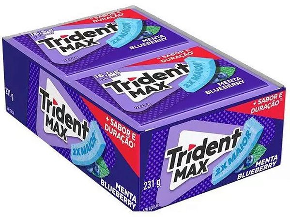 Trident Max Mentaberry - Display com 14 UN