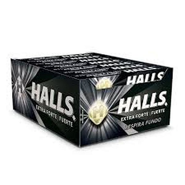 Bala Halls Extra Forte - Display com 21 unidades de 27,5G