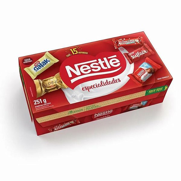 Caixa de Bombom Nestlé Especialidades 251G
