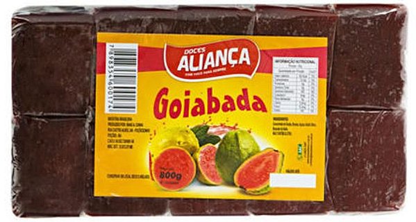 Goiabada Doces Aliança - Pacote com 800G