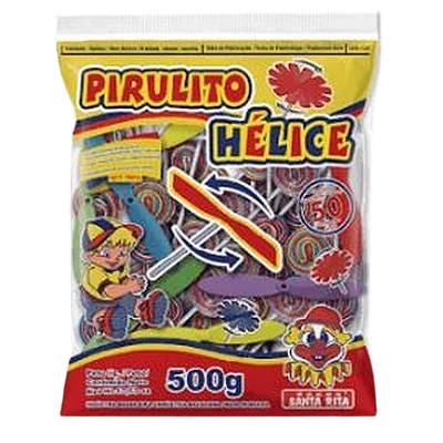 Pirulito Psicodélico Hélice - Pacote com 500G