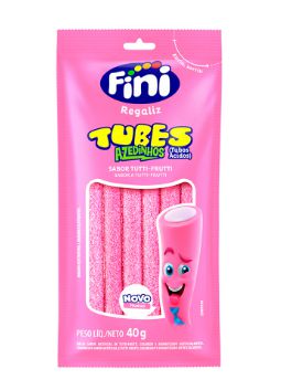 Gelatina Tubes Tutti-Frutti - Pacote 40G