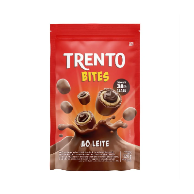 Wafer Trento Bites ao Leite - Pacote com 120G