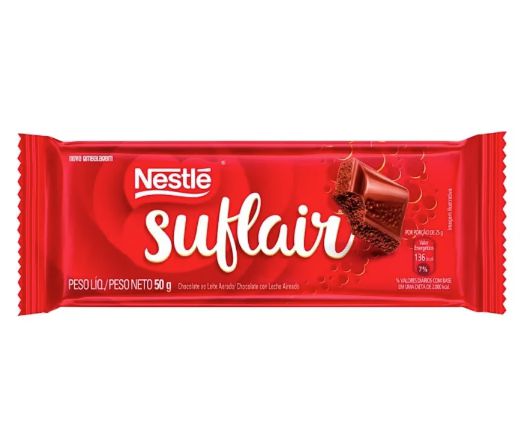 Suflair Chocolate Ao Leite Nestle -  50G Un