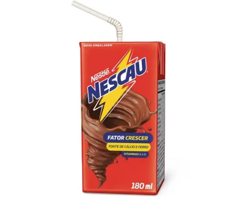 Bebida Láctea Nescau Sabor Chocolate - Embalagem com 180ML