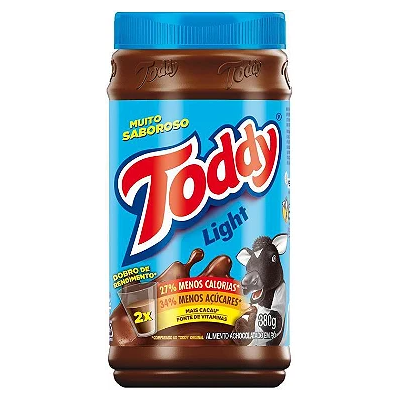 Achocolatado em Pó Toddy Light - Pote 380G