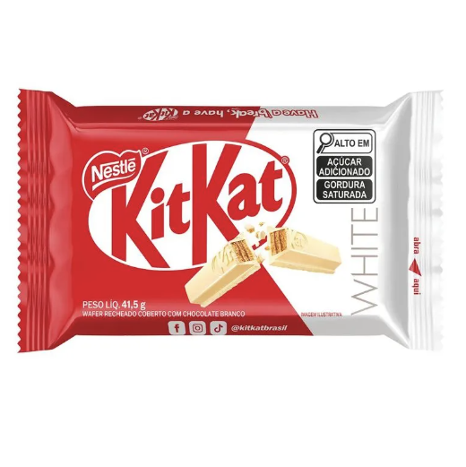 Chocolate KitKat Branco - Embalagem com 41,5G