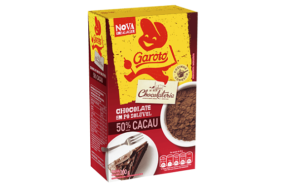 Chocolate em Pó Garoto 50% Cacau - Embalagem com 200G