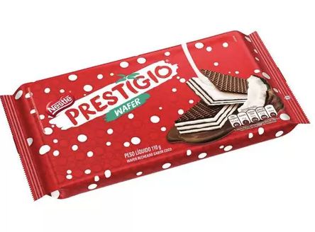 Biscoito Prestígio Wafer Nestle - 110G