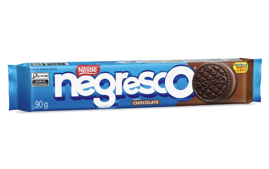 Biscoito Recheado Negresco Sabor Chocolate - Embalagem com 90G