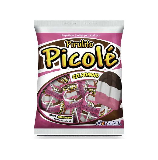 Pirulito Picolé Napolitano Florestal - Pacote com 550G