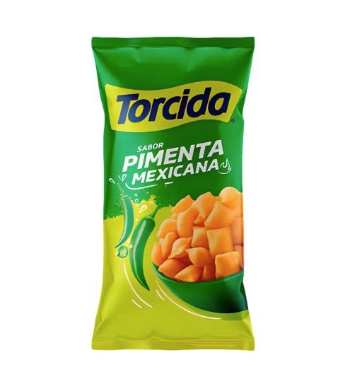 Salgadinho Torcida Pimenta Mexicana - Pacote com 70G