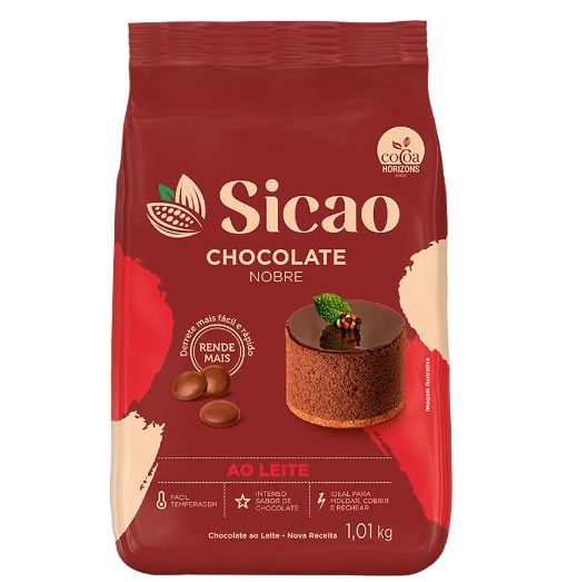 Chocolate Sicao Gold ao Leite - Gotas 1,01KG