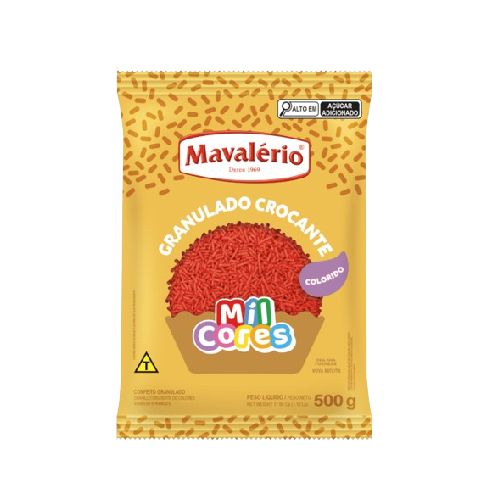 Mavalério Granulado Crocante Vermelho 500G