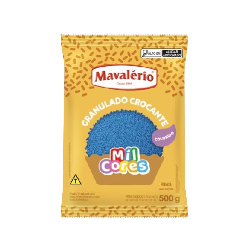 Mavalério Granulado Crocante Azul 500G
