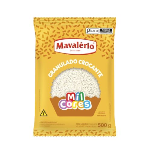 Mavalério Granulado Crocante Branco 500G