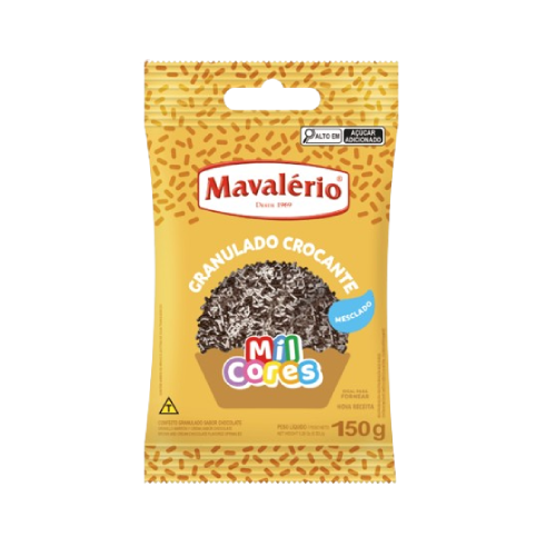 Granulado Crocante Mavalério Mesclado - Embalagem com 120G