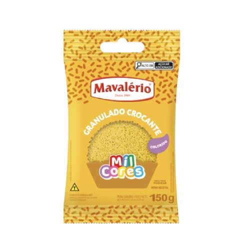 Mavalério Granulado Crocante Amarelo 150G