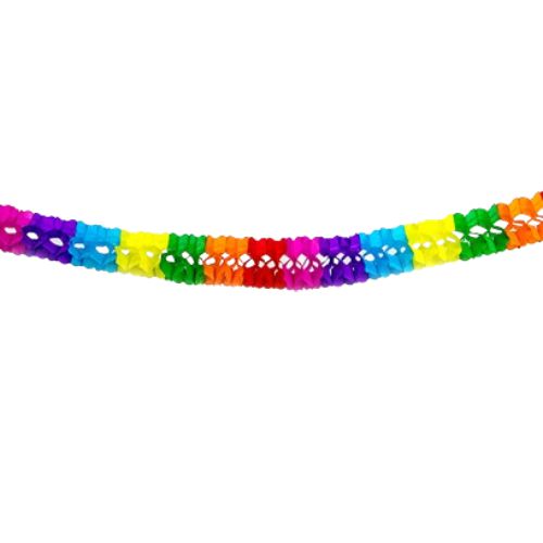Enfeite Decorativo Junino Guirlanda Redonda Pequena Colorida 02 uni. - 2,5m