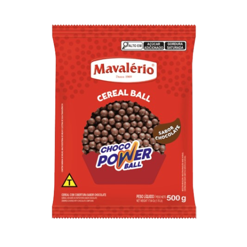 Cereal Choco Power Ball Sabor Chocolate - Embalagem com 500G