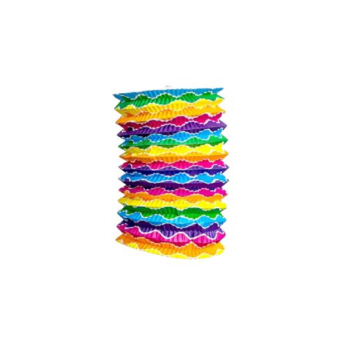 Enfeite Decorativo Junino Lanterna Colorida 24x15cm