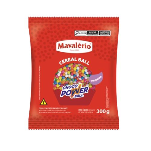 Chocolate Choco Power Ball Micro Colorido 300G