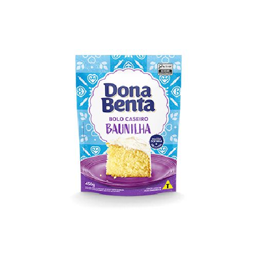 Mistura para Bolo Dona Benta Sabor Baunilha - Pacote 450G