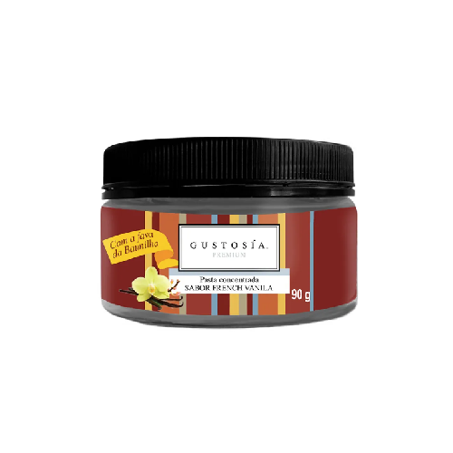 Pasta Concentrada Gustosía Sabor French Vanilla - Embalagem com 90G