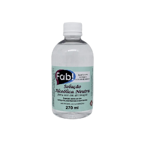 Solução Alcoólica Neutra Fab! - Embalagem com 270ML